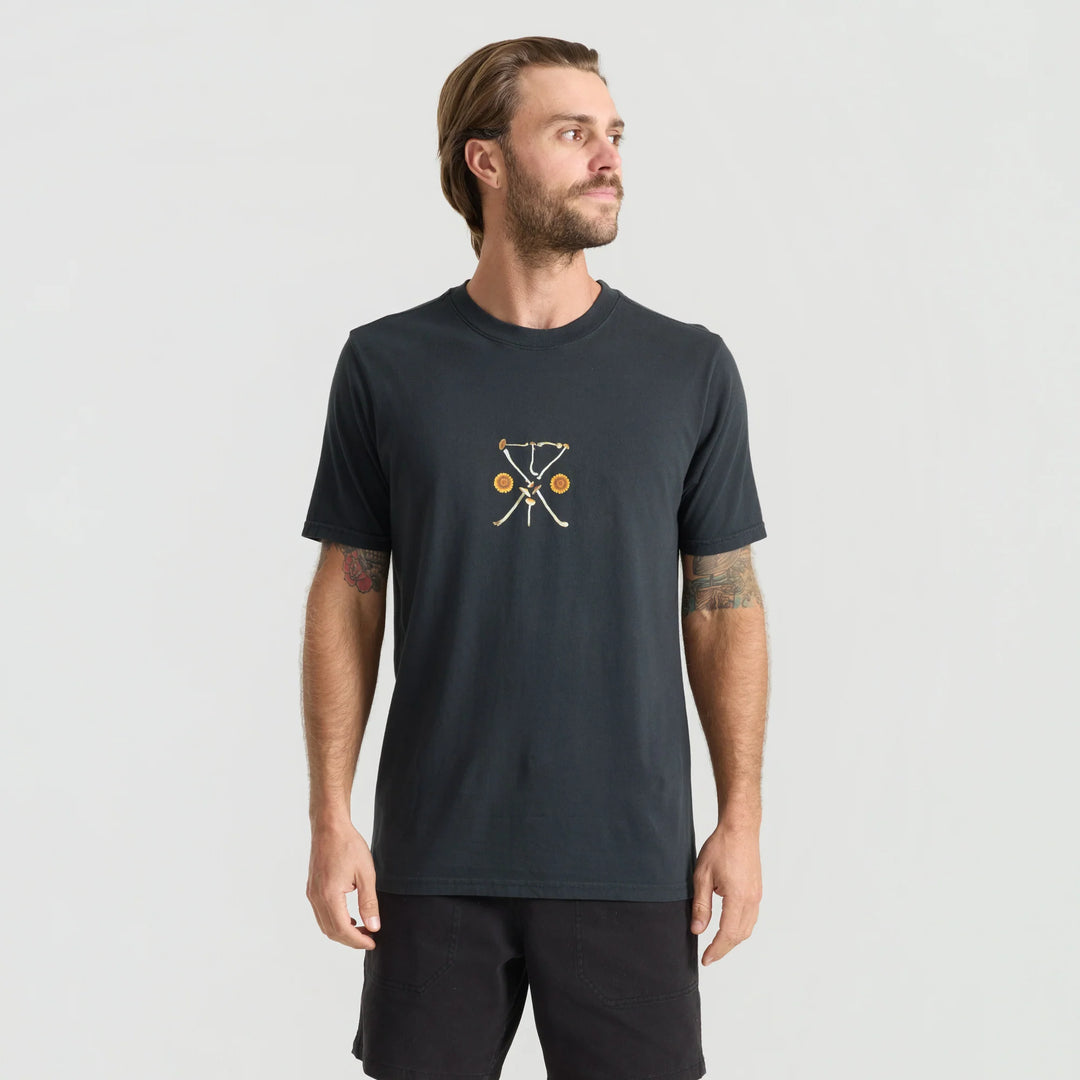 Roark Men's Yin Yang Forage Premium Tee - Washed Black - Sun Diego Boardshop