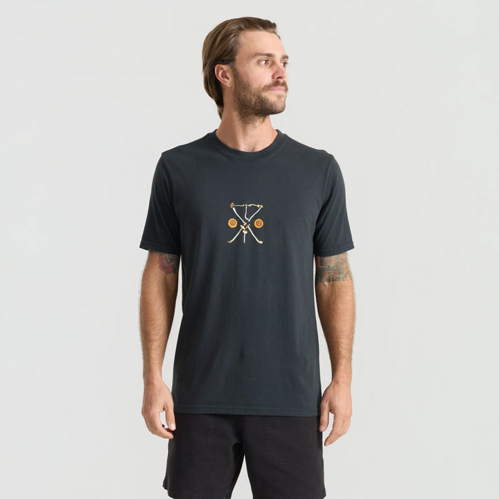 Roark Men's Yin Yang Forage Premium Tee - Washed Black - Sun Diego Boardshop