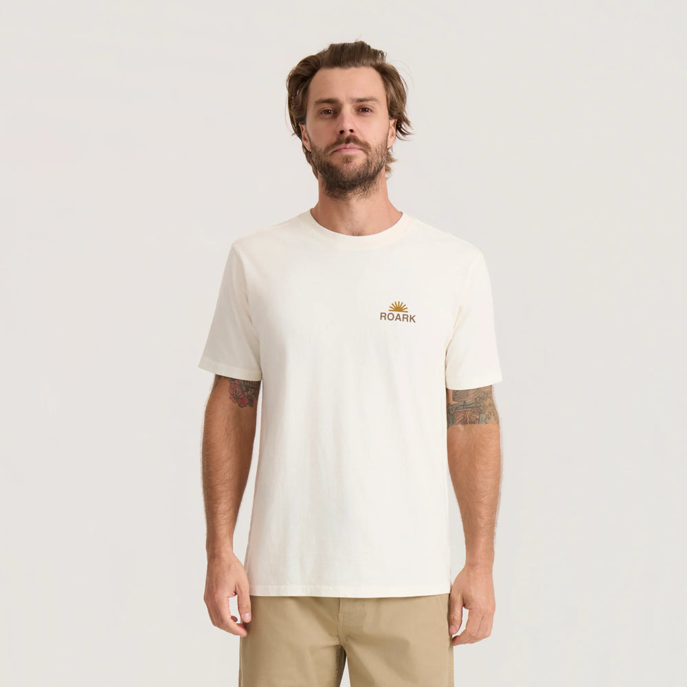 Roark Men's Tri Camp Premium Tee - Off White - Sun Diego Boardshop