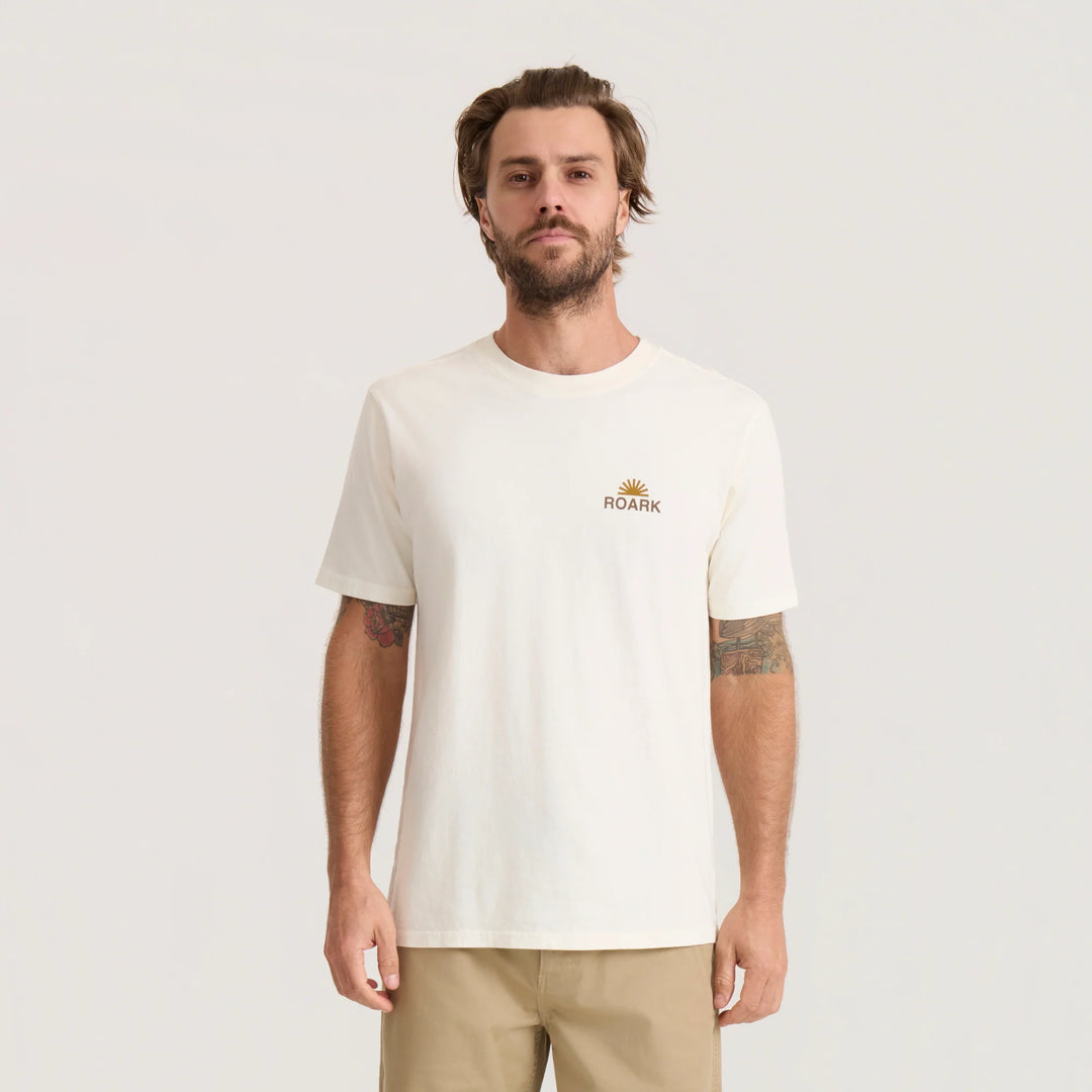 Roark Men's Tri Camp Premium Tee - Off White - Sun Diego Boardshop