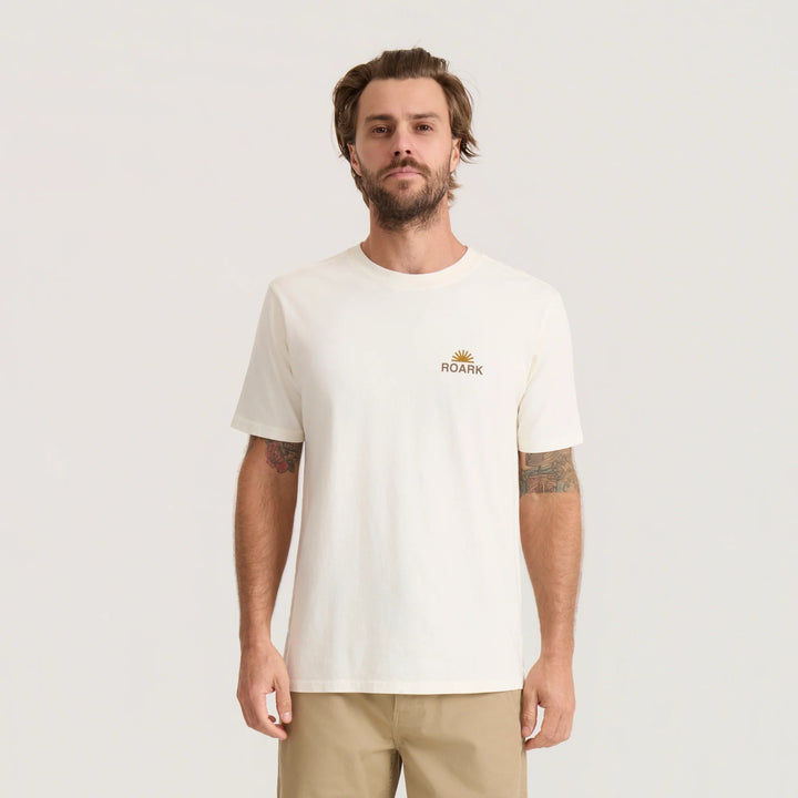 Roark Men's Tri Camp Premium Tee - Off White - Sun Diego Boardshop