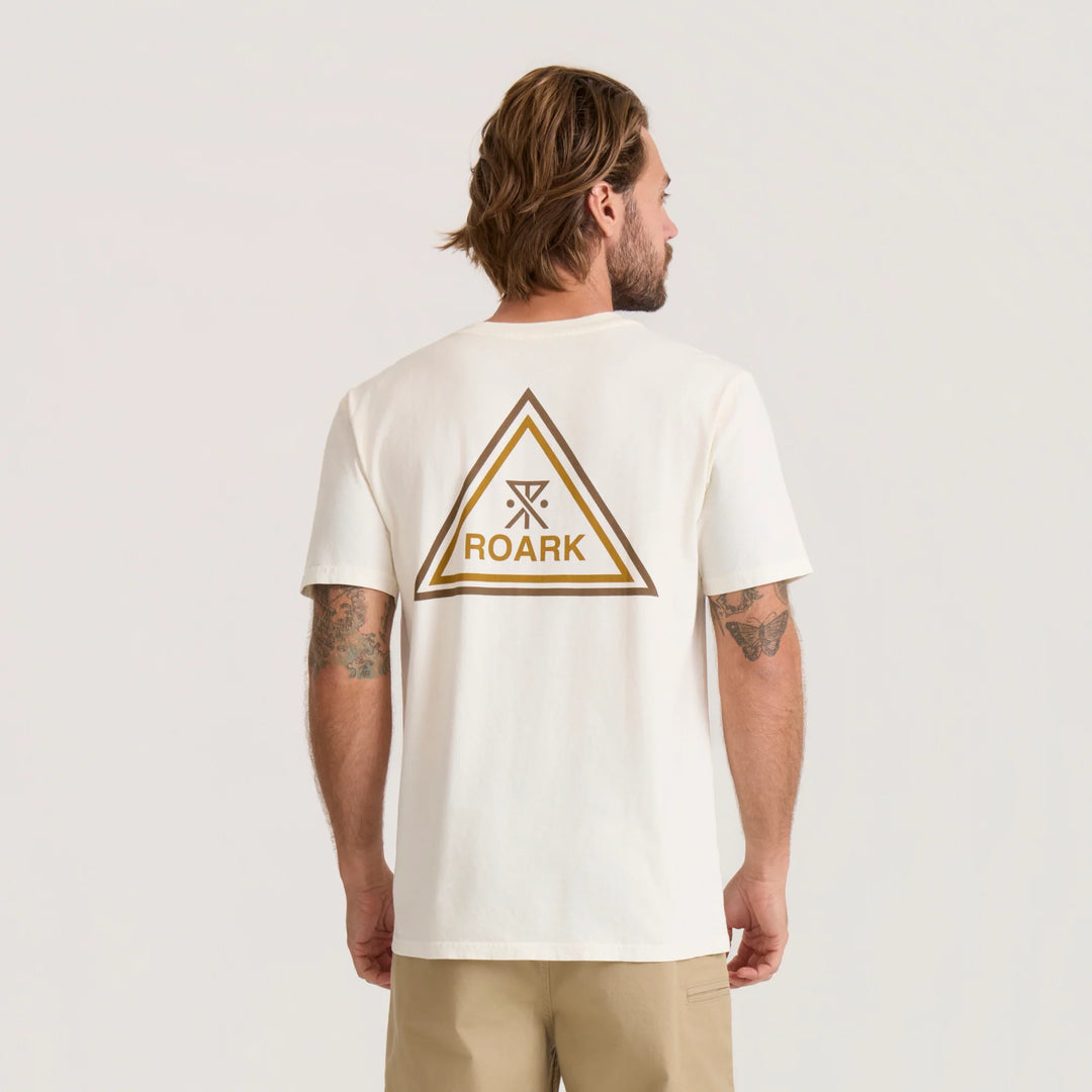 Roark Men's Tri Camp Premium Tee - Off White - Sun Diego Boardshop