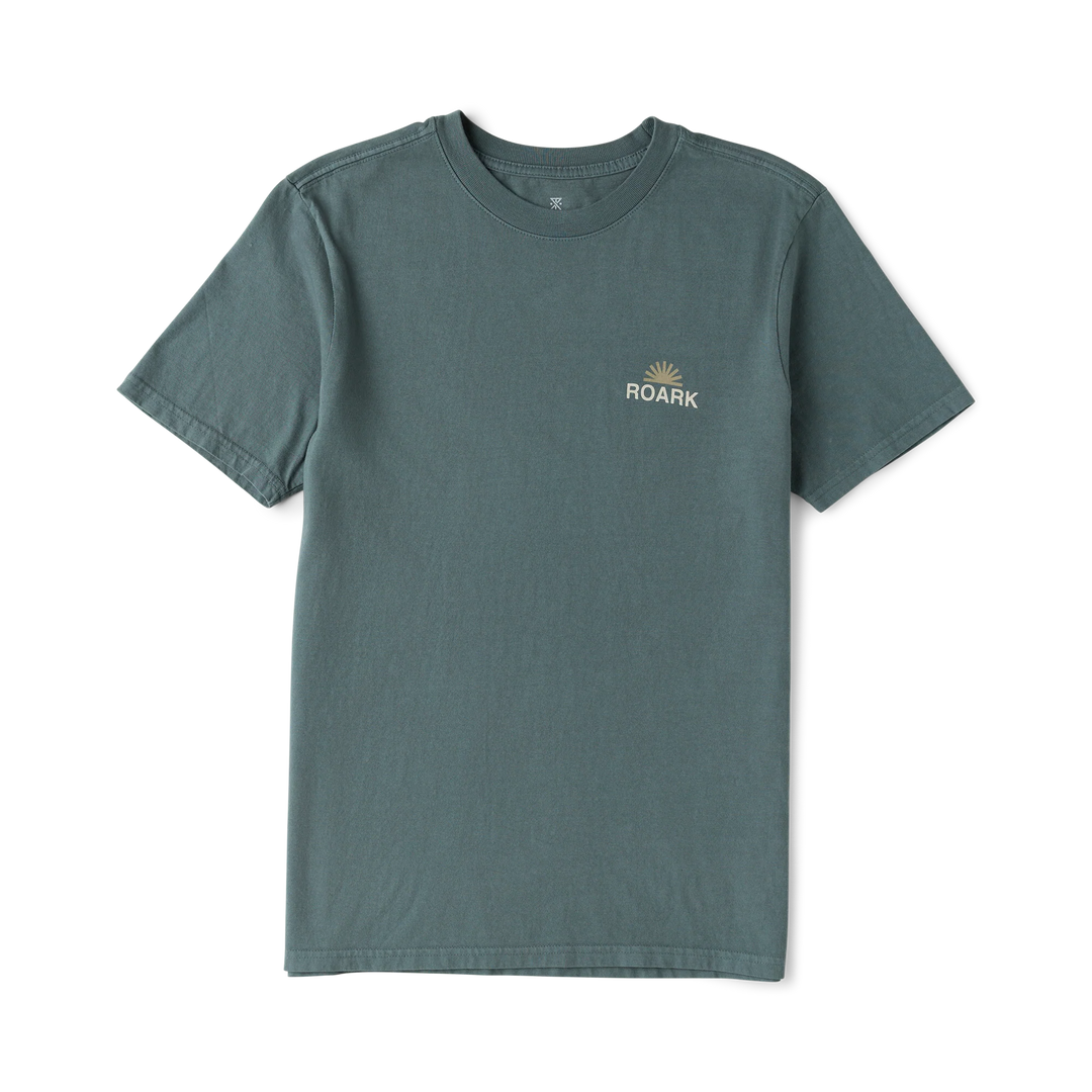 Roark Men's Tri Camp Premium Tee - Slate Green - Sun Diego Boardshop