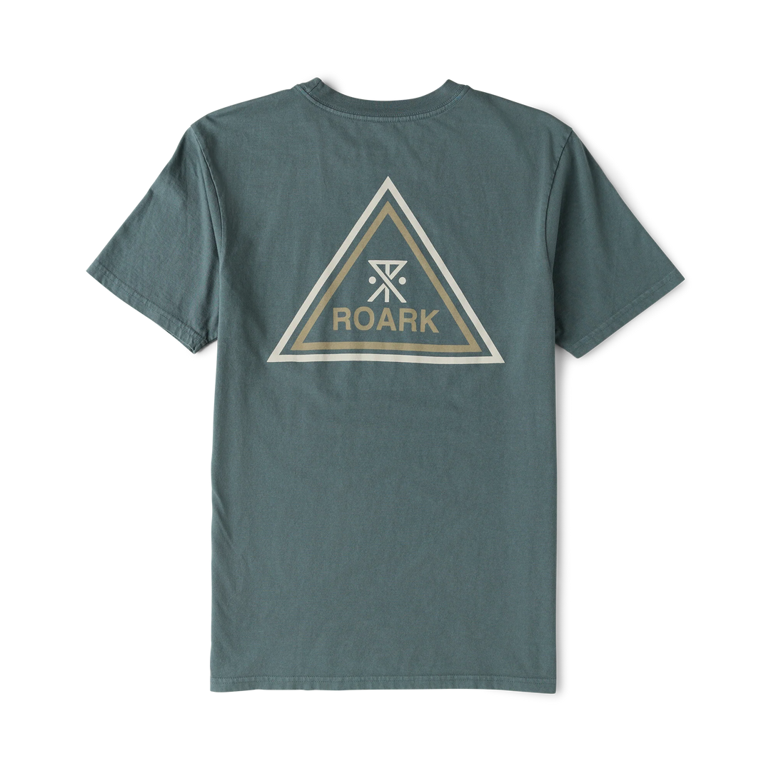Roark Men's Tri Camp Premium Tee - Slate Green - Sun Diego Boardshop