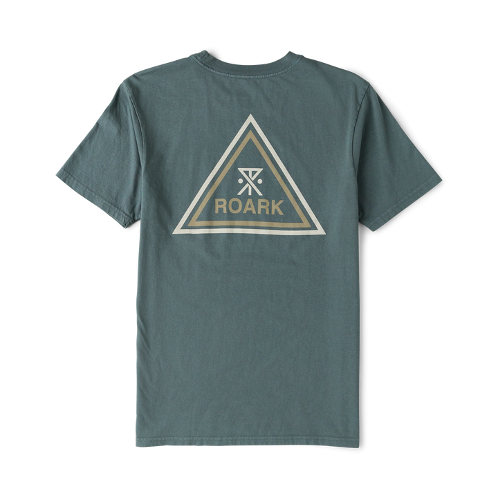 Roark Men's Tri Camp Premium Tee - Slate Green - Sun Diego Boardshop