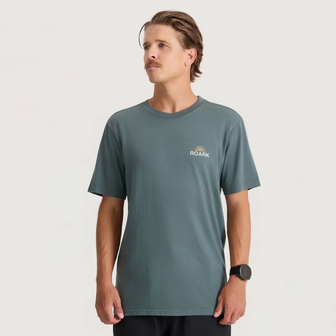 Roark Men's Tri Camp Premium Tee - Slate Green - Sun Diego Boardshop