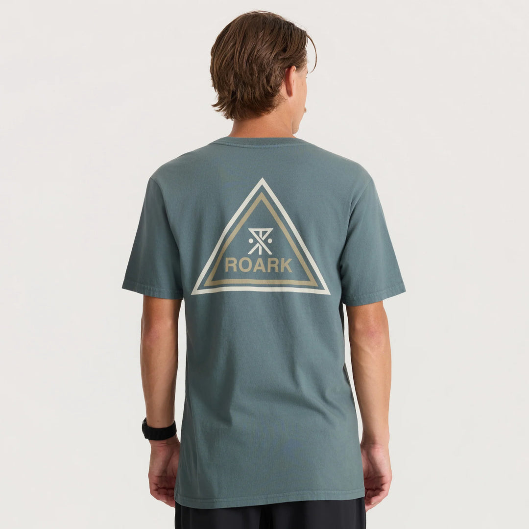Roark Men's Tri Camp Premium Tee - Slate Green - Sun Diego Boardshop