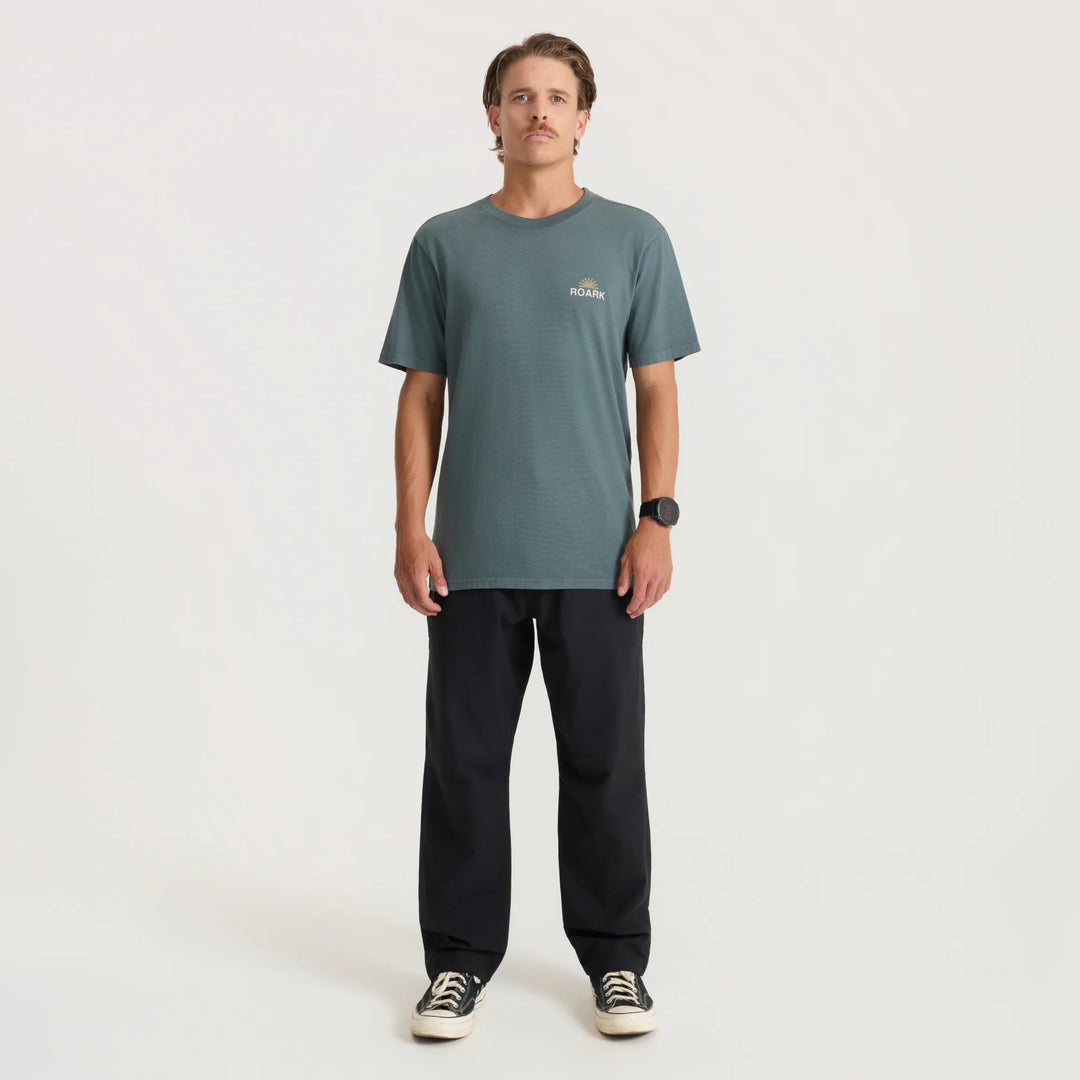 Roark Men's Tri Camp Premium Tee - Slate Green - Sun Diego Boardshop
