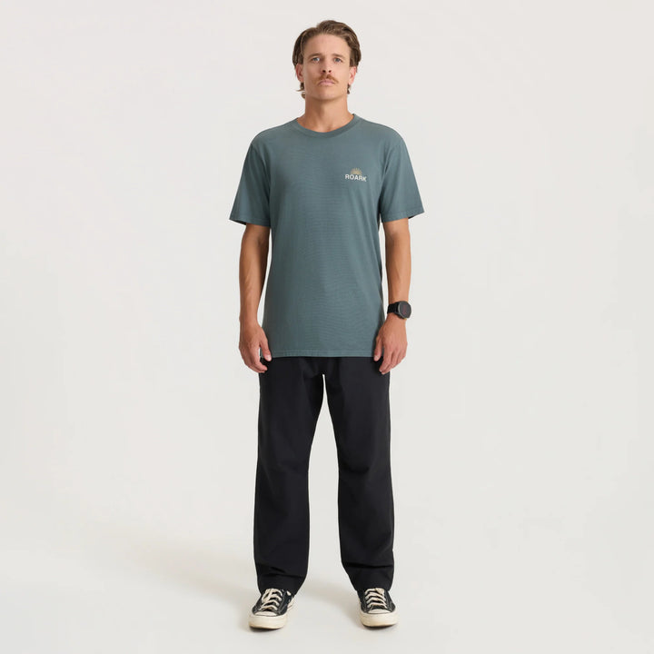 Roark Men's Tri Camp Premium Tee - Slate Green - Sun Diego Boardshop
