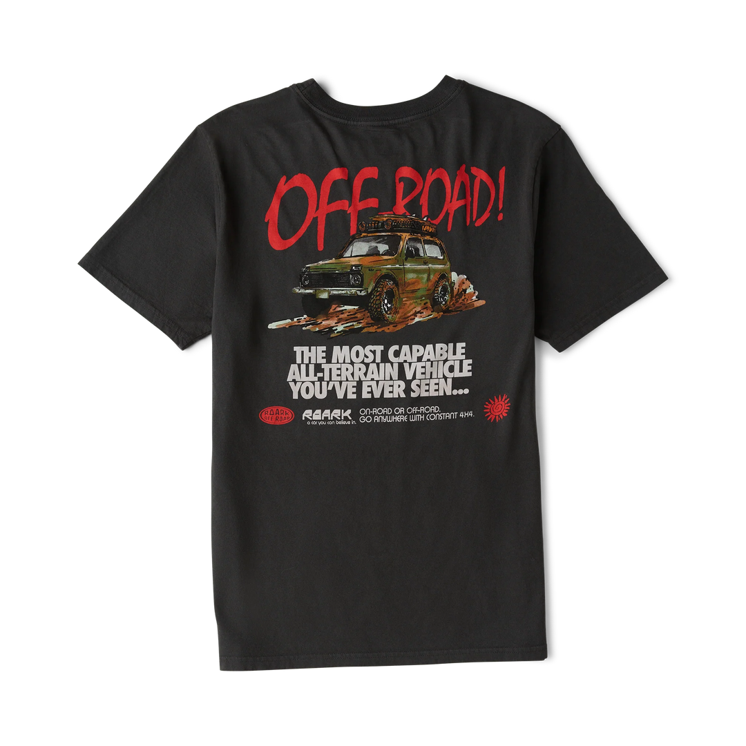 Roark Men's Off Road Premium Tee - Onyx - Sun Diego Boardshop