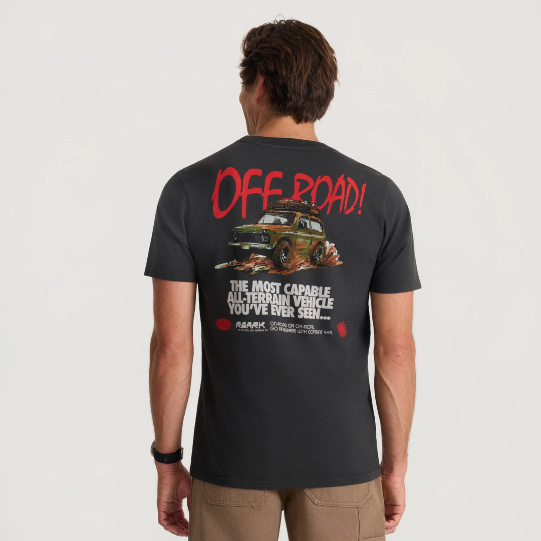 Roark Men's Off Road Premium Tee - Onyx - Sun Diego Boardshop