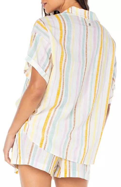 Roxy Beach Nostalgia Top - EGRET - Sun Diego Boardshop