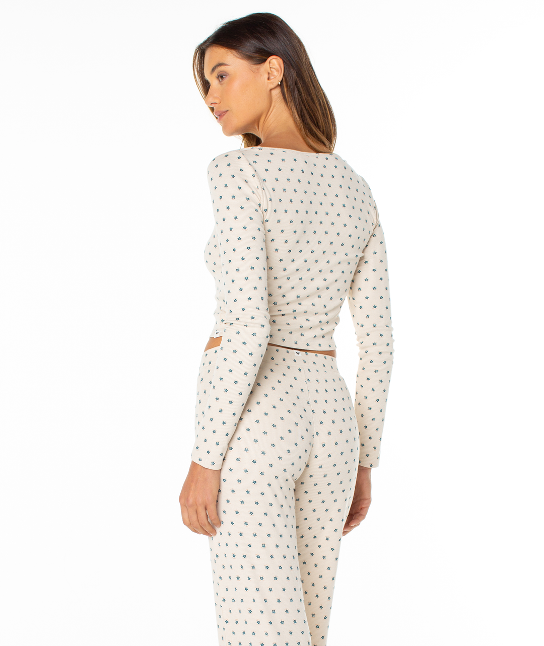 Roxy Feelin Cozy Top - Parchment Solid