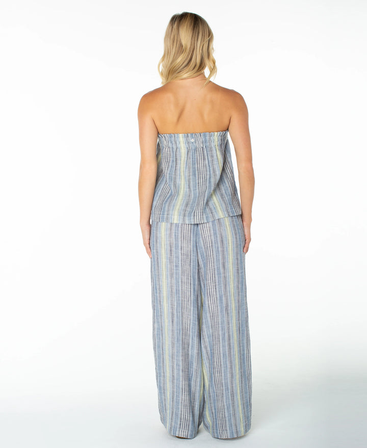 Roxy Women's Offshore Top - Mood Indigo Coastline Stripe - Sun Diego Boardshop