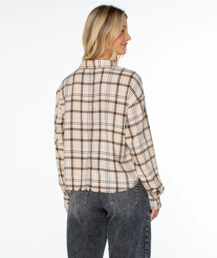 Roxy Women's Rockford Top - Pebble Tartan Plaid - Sun Diego Boardshop