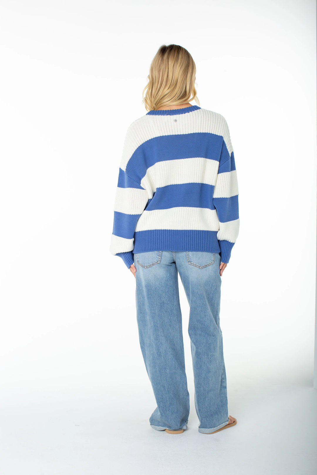 Roxy Women's West Side Sweater - Dutch Blue Stripe - Sun Diego Boardshop