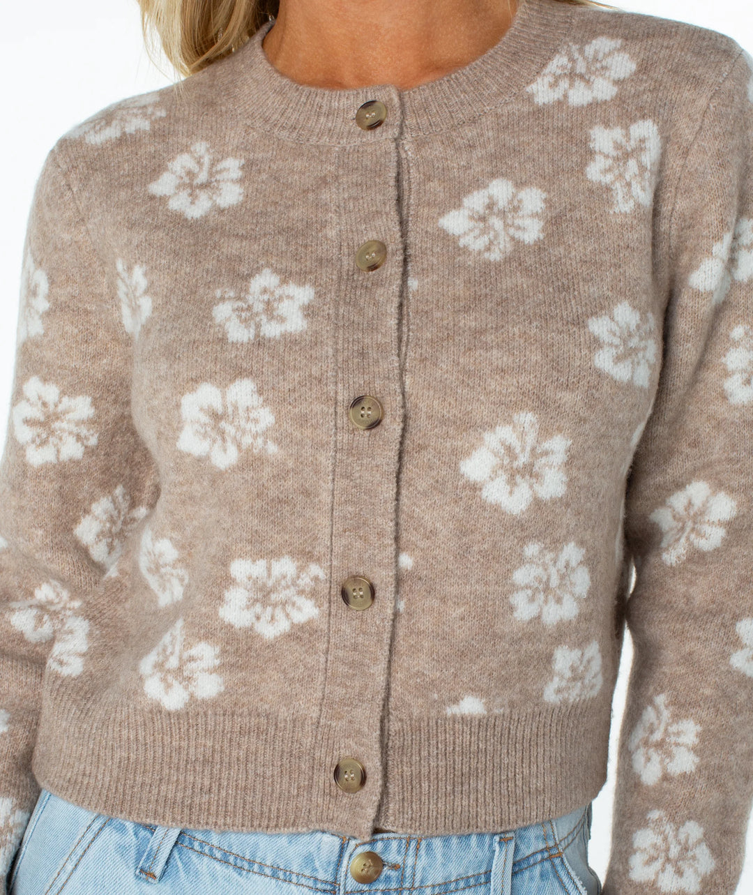 Roxy Women's Meadow Sweater - Doeskin Sweet Hibiscus - Sun Diego Boardshop