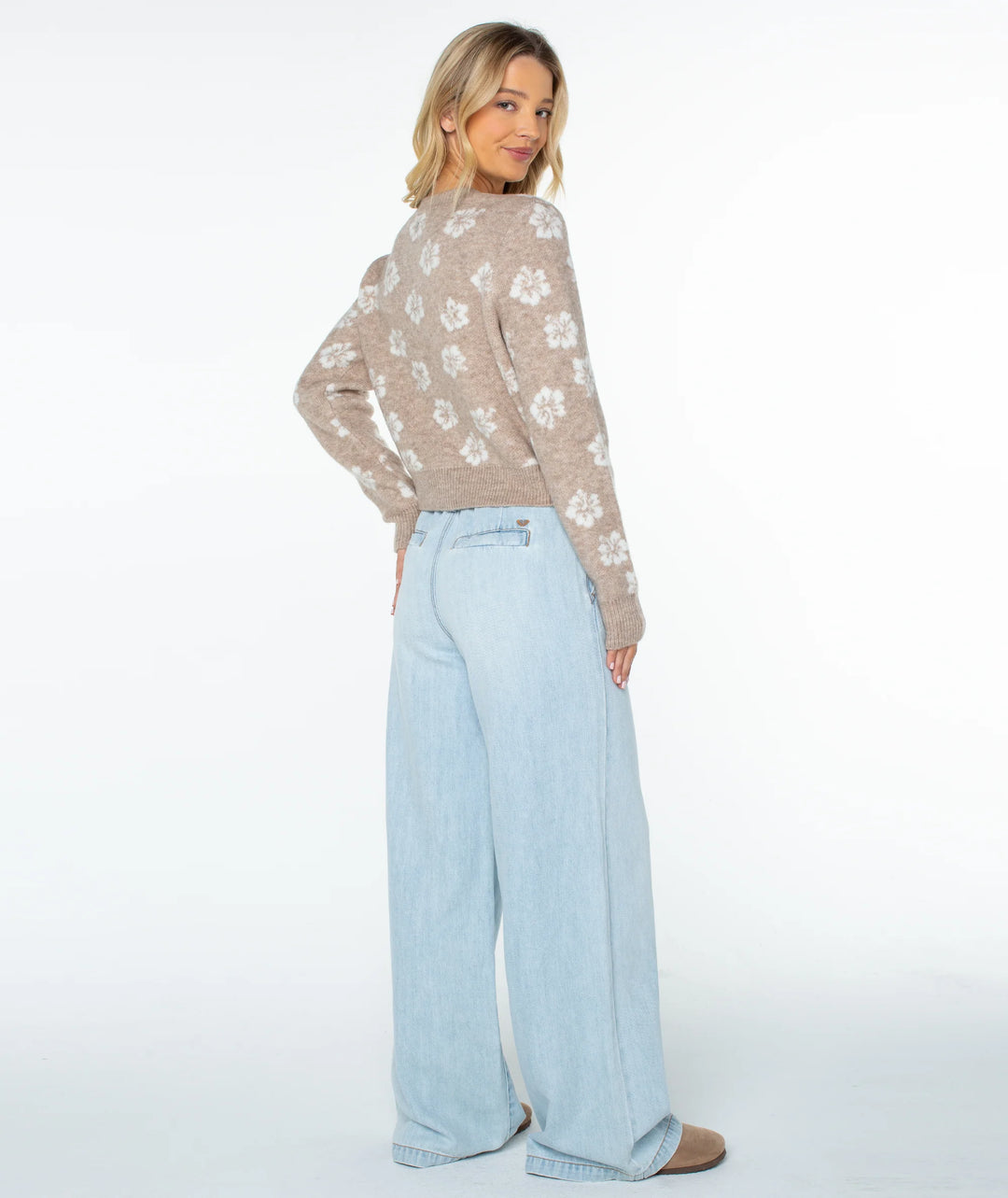 Roxy Women's Meadow Sweater - Doeskin Sweet Hibiscus - Sun Diego Boardshop