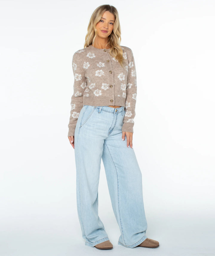 Roxy Women's Meadow Sweater - Doeskin Sweet Hibiscus - Sun Diego Boardshop