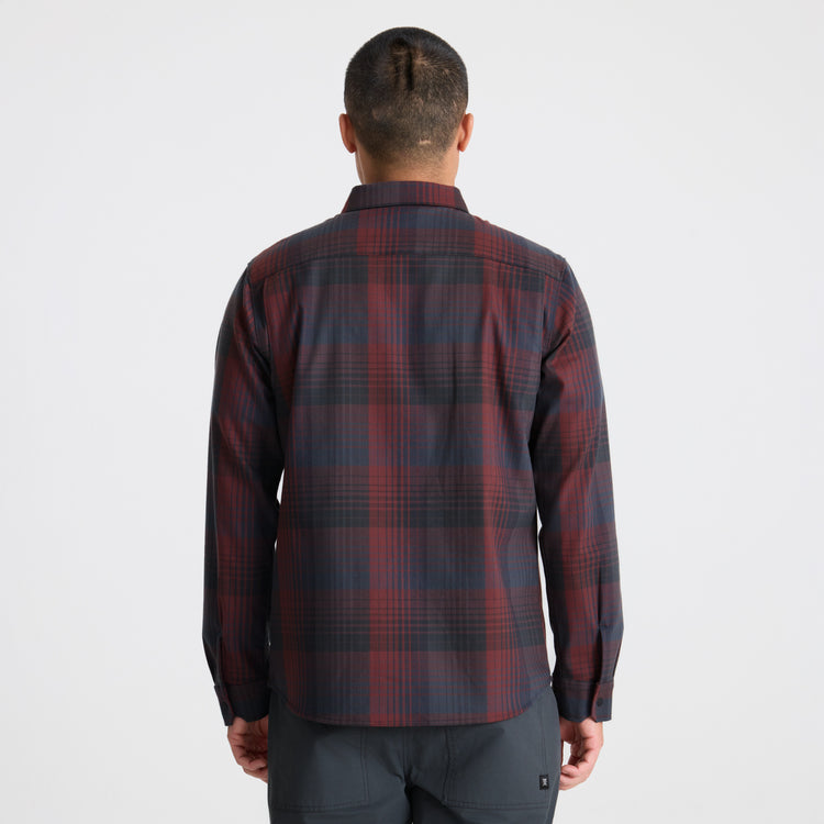 Roark Diablo Long Sleeve Flannel - Sangria