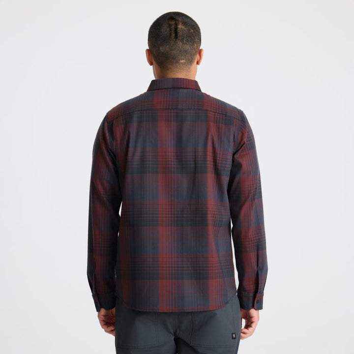 Roark Diablo Long Sleeve Flannel - Sangria