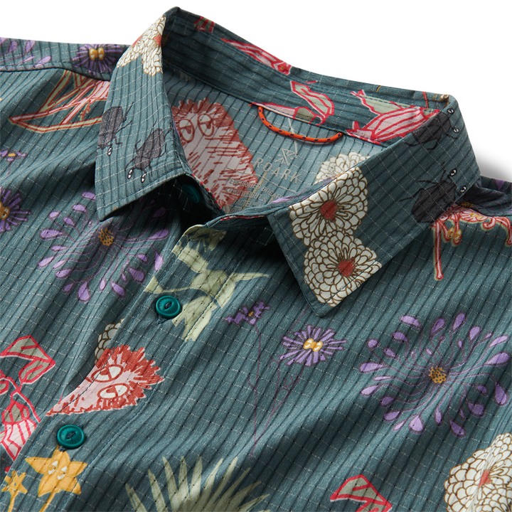 Roark Bless Up Breathable Stretch Shirt - Deep Sea - Sun Diego Boardshop