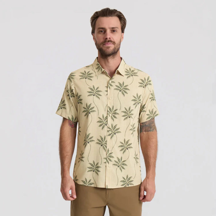 Roark Men's Bless Up Breathable Stretch Shirt - Fossil Print