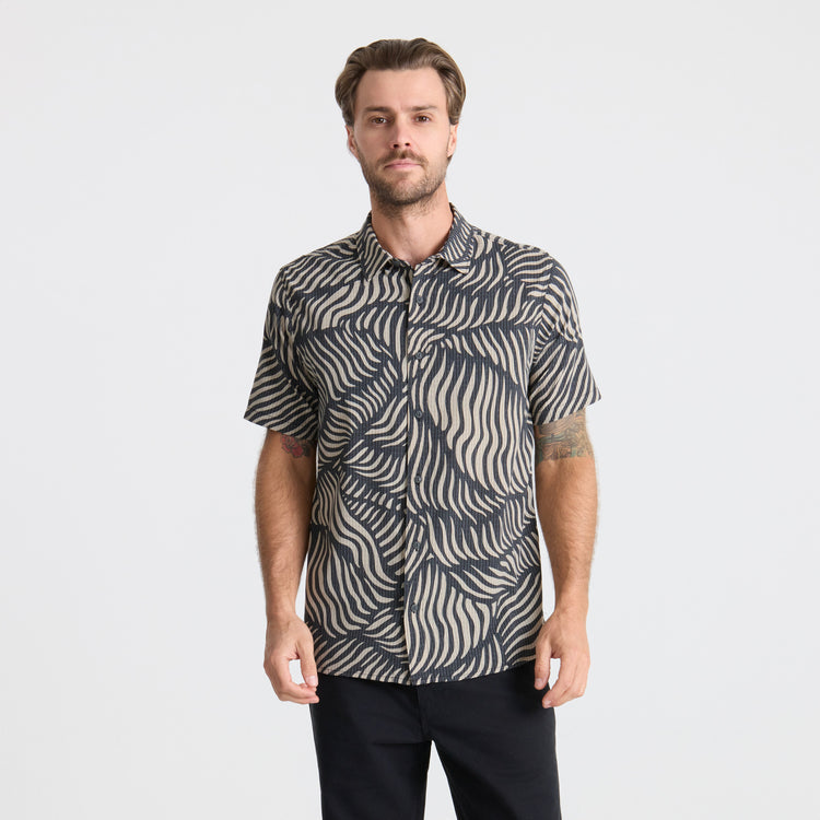 Roark Bless Up Breathable Stretch Shirt - Grey - Sun Diego Boardshop