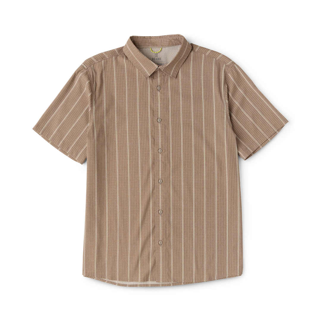 Roark Men's Bless Up Breathable Stretch Shirt - Mushroom - Sun Diego Boardshop