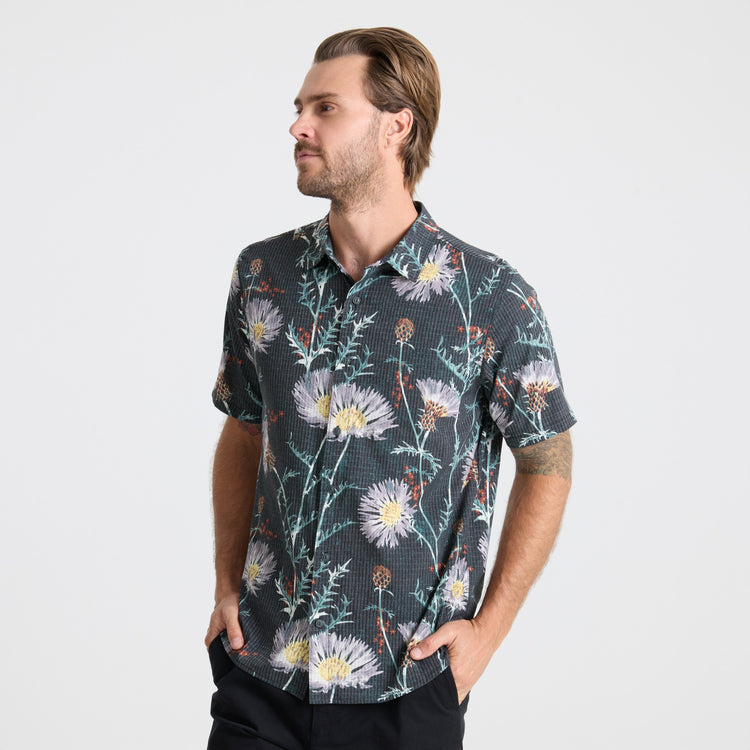 Roark Bless Up Breathable Stretch Shirt - Onyx - Sun Diego Boardshop