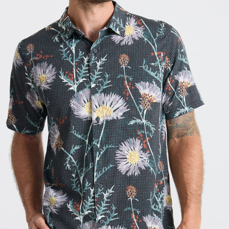 Roark Bless Up Breathable Stretch Shirt - Onyx - Sun Diego Boardshop