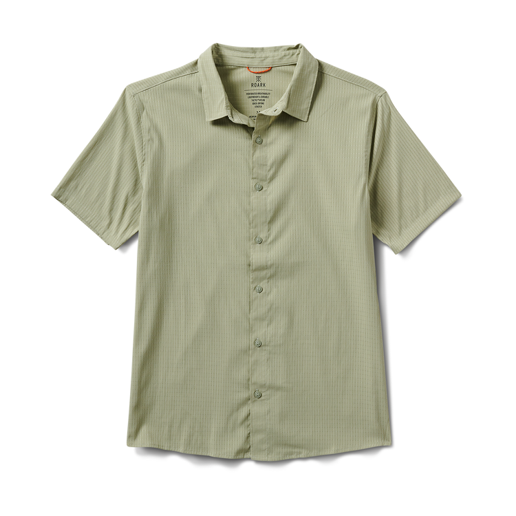 Roark Bless Up Breathable Stretch Shirt - Sage - Sun Diego Boardshop