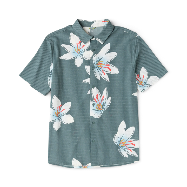 Roark Men's Bless Up Breathable Stretch Shirt - Slate - Sun Diego Boardshop