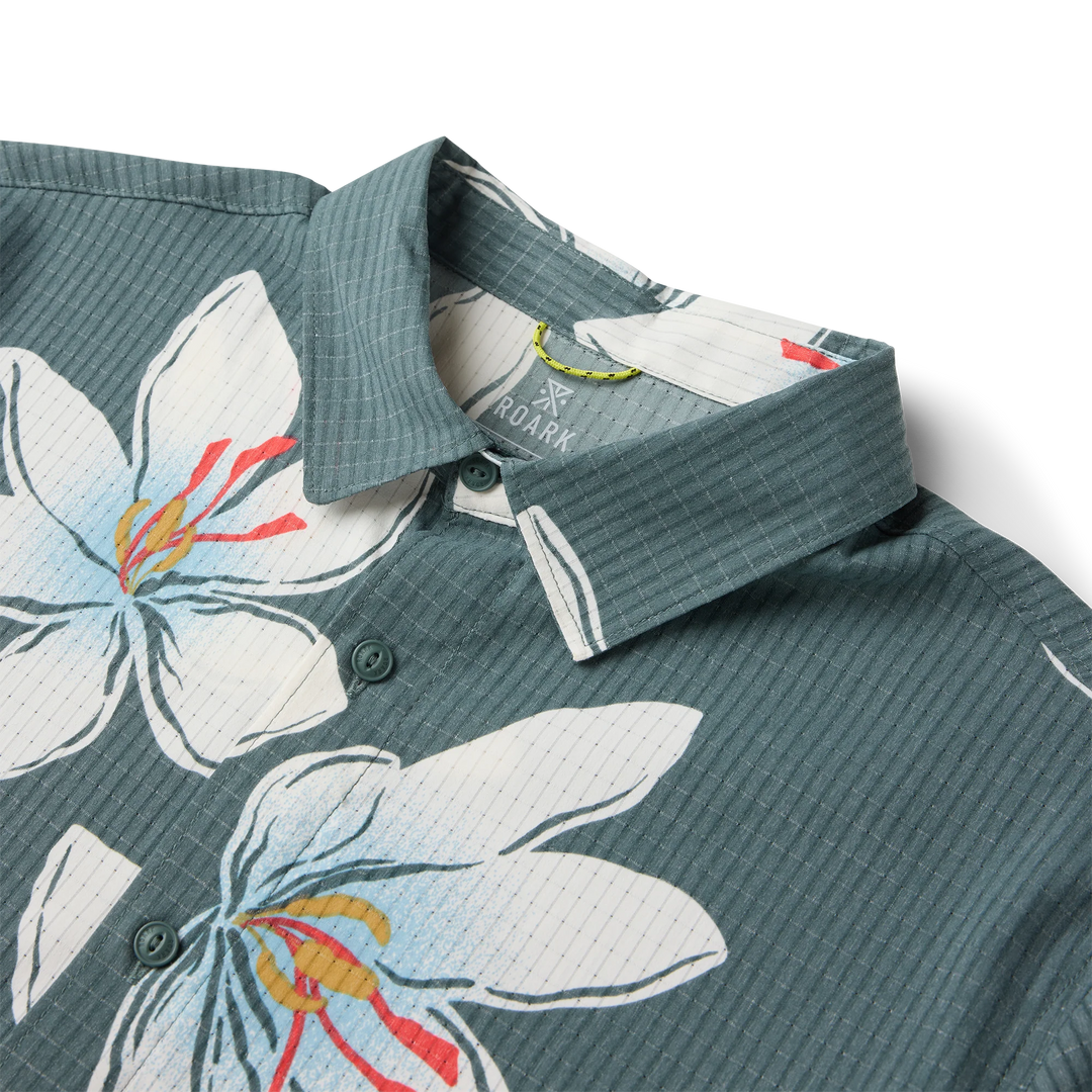 Roark Men's Bless Up Breathable Stretch Shirt - Slate - Sun Diego Boardshop