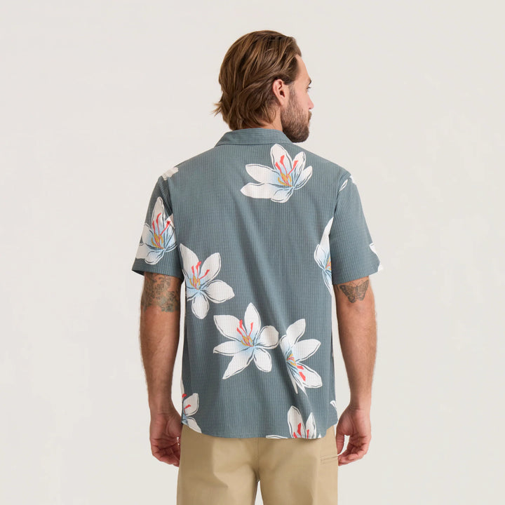 Roark Men's Bless Up Breathable Stretch Shirt - Slate - Sun Diego Boardshop