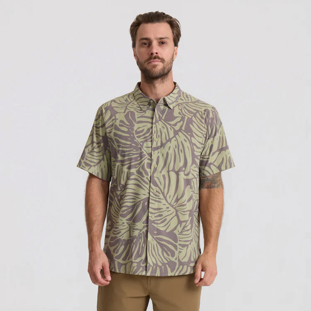 Roark Men's Bless Up Breathable Stretch Shirt - Shark