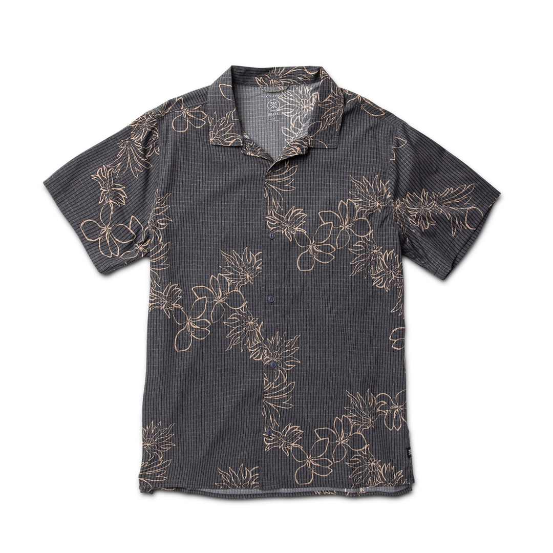 Roark Men's Bless Up Trail Button Up Shirt - Onyx Floral - Sun Diego Boardshop