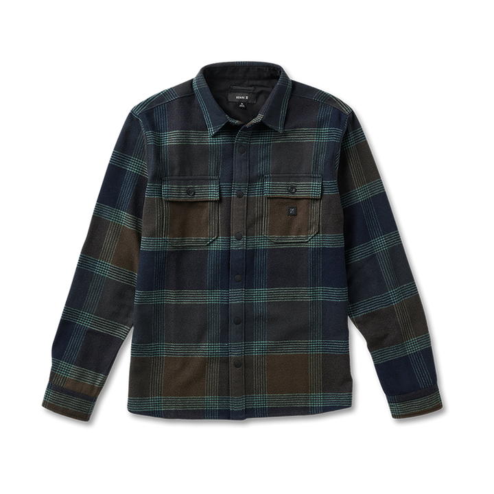 Roark Nordsman Long Sleeve Flannel - Deep Navy