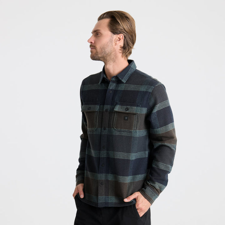 Roark Nordsman Long Sleeve Flannel - Deep Navy