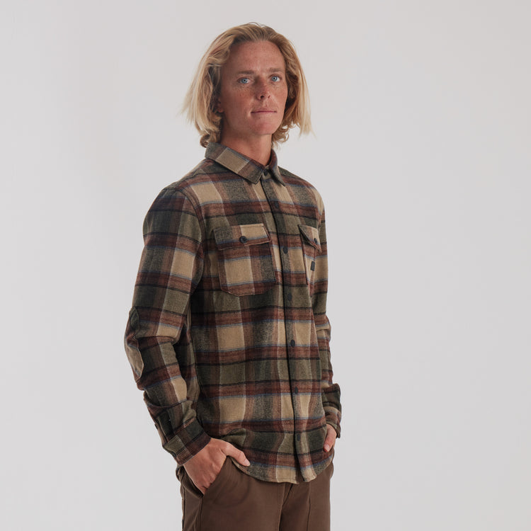 ROARK Nordsman Long Sleeve Flannel - HILLSIDE - Sun Diego Boardshop