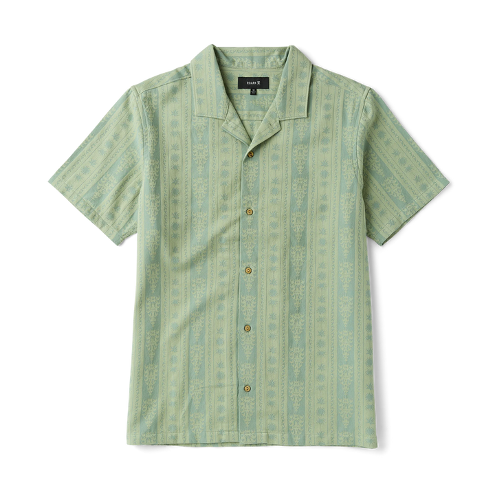 Roark Men's Gonzo Short Sleeve Button Up Shirt - Dusty Green - Sun Diego Boardshop