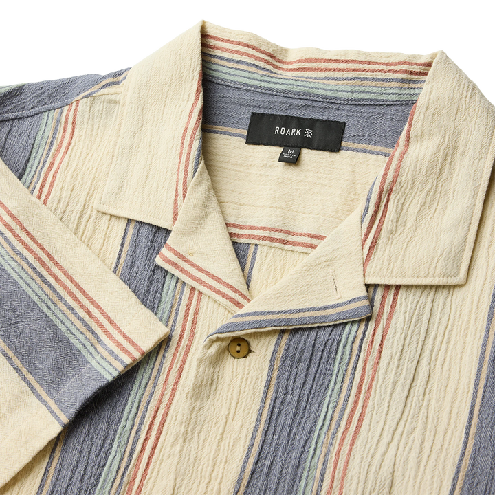 Roark Men's Gonzo Short Sleeve Button Up Shirt - Ivory