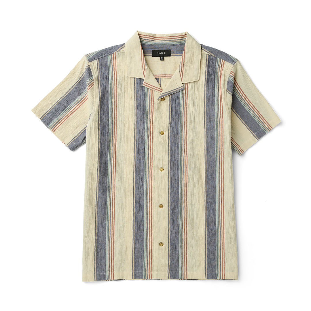 Roark Men's Gonzo Short Sleeve Button Up Shirt - Ivory