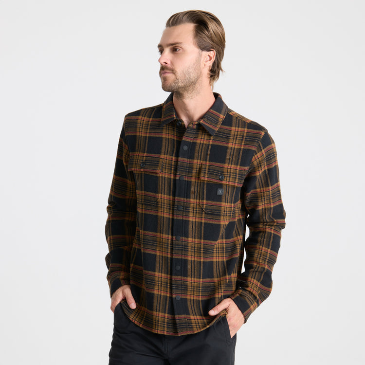 Roark Nordsman Cotton Flannel - Black - Sun Diego Boardshop