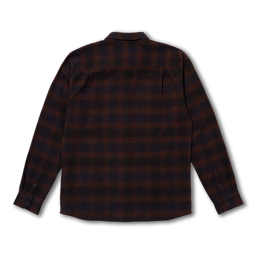 Roark Men's Crossroads Organic Cotton Flannel - Dark Navy - Sun Diego Boardshop