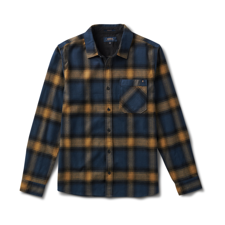 ROARK Crossroads Long Sleeve Flannel - DARK NAVY - Sun Diego Boardshop