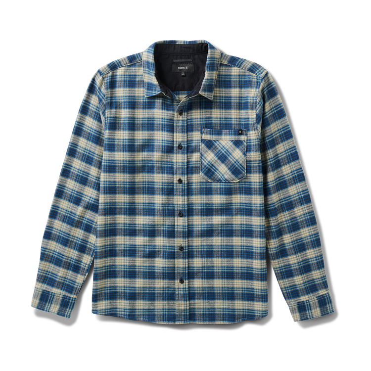 Roark Crossroads Organic Cotton Flannel - Deep Blue - Sun Diego Boardshop