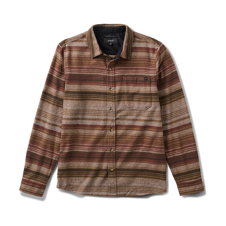 Roark Crossroads Organic Cotton Flannel - Red Clay - Sun Diego Boardshop
