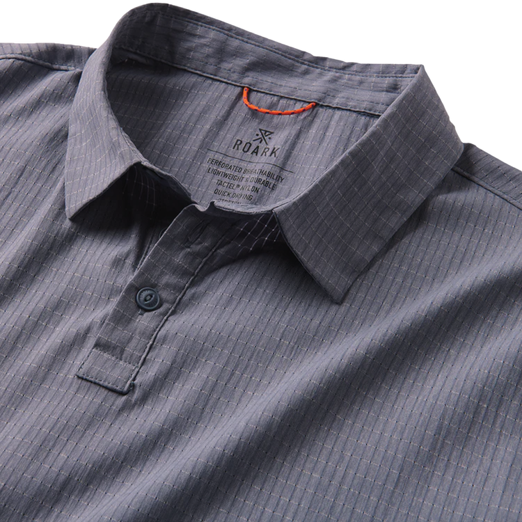 Roark Bless Up Breathable Stretch Polo Shirt - Slate - Sun Diego Boardshop