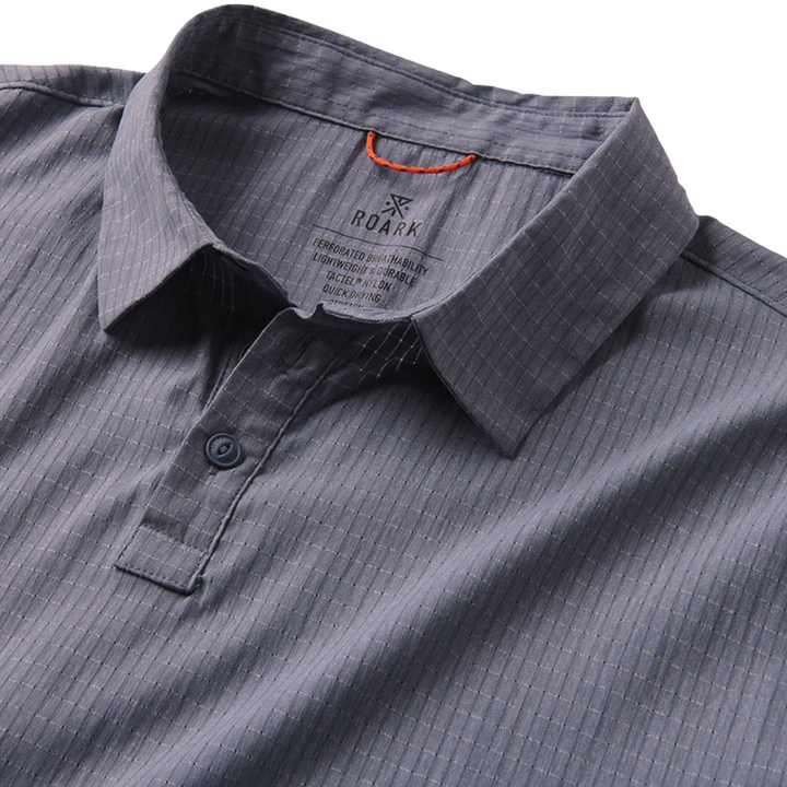 Roark Bless Up Breathable Stretch Polo Shirt - Slate - Sun Diego Boardshop